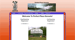 Desktop Screenshot of perfectplacekennels.com